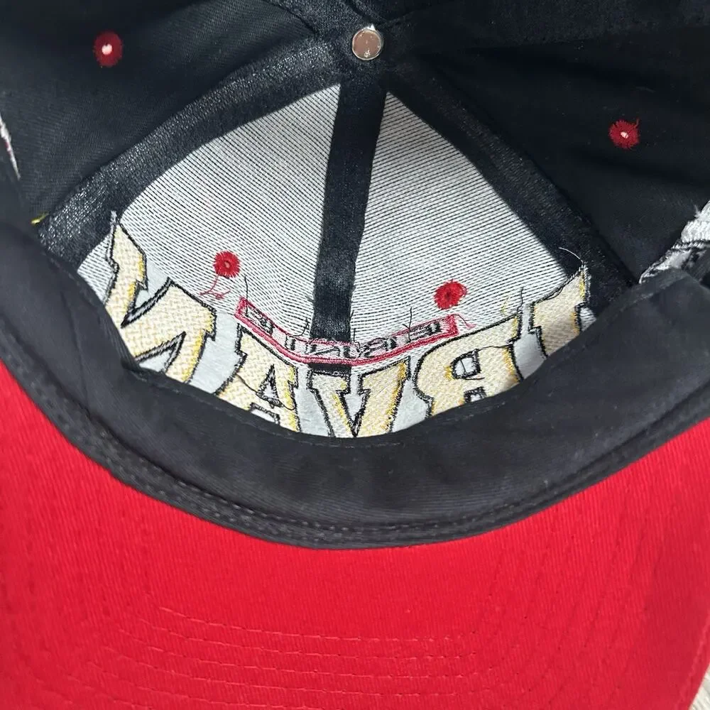 Vintage Ernie Irvan NASCAR Hat Snapback Black Red Racing KC Cap‎